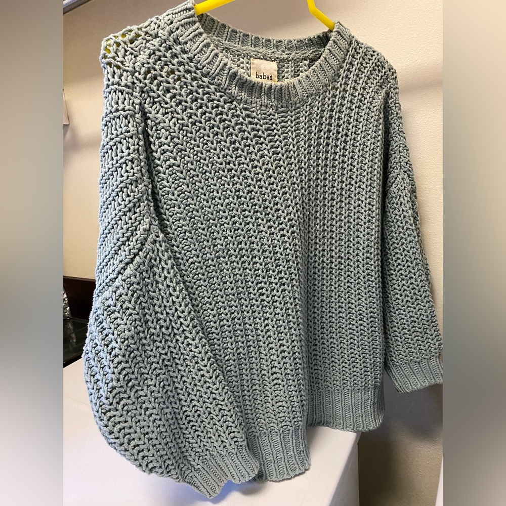 Babaa no18 jumper in light blue
